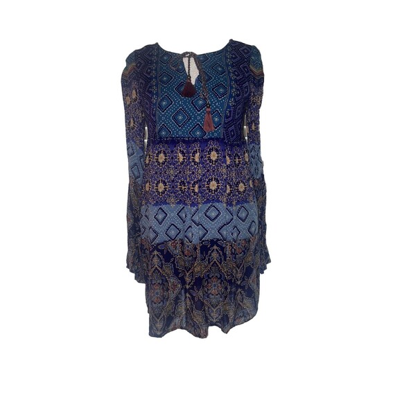 Patrons Of Peace Long Sleeve Dress.   CDRS042 - Picture 1 of 6